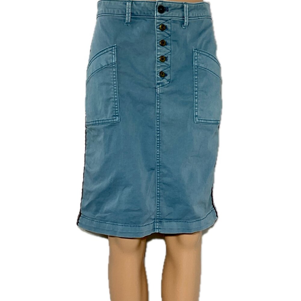 Pilcro and the Letterpress Sz 8 Knee Length Skirt Womens Anthropologie Pencil